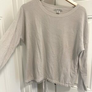 Barefoot Dreams Cream CozyChic Ultra Lite Slouchy Pullover Ultra Soft